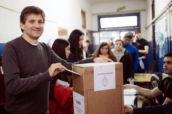 Ariel Ciano voto PASO 2017