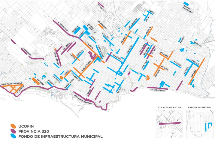 obras de asfalto por 80 millones de pesos