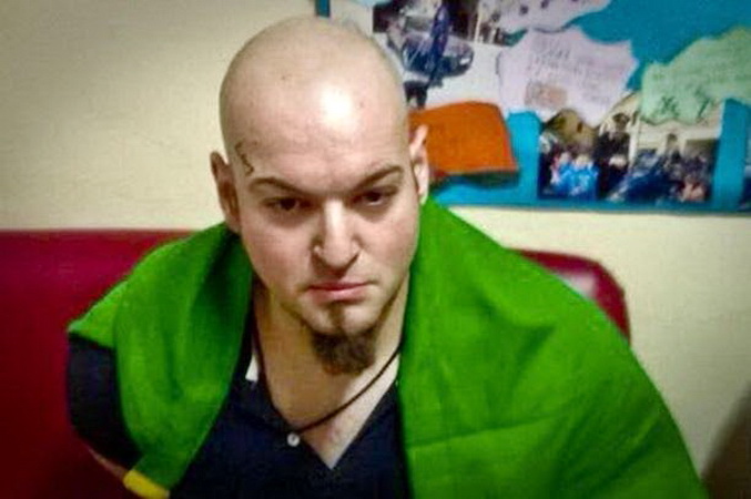 Macerata (Italy), 03/02/2018.- Italian nationalist Luca Traini was arrested by Italian Carabinieri after shooting with a gun from a vehicle on passersby in the central Italian town of Macerata, Italy, 03 February 2018. According to the local authorities, Traini confessed to shooting from a vehicle and injuring four people. The town at the eastern Italian coast near Ancona was put under a lockdown due to shots being fired from a car driving around in the town. (Incendio, Italia) EFE/EPA/STRINGER BEST QUALITY AVAILABLE