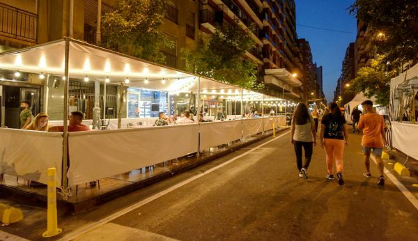 Los corredores gastronómicos son espacios al aire libre son todo un